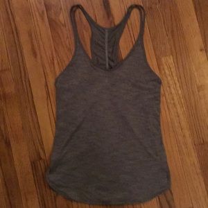 Lululemon light gray tank